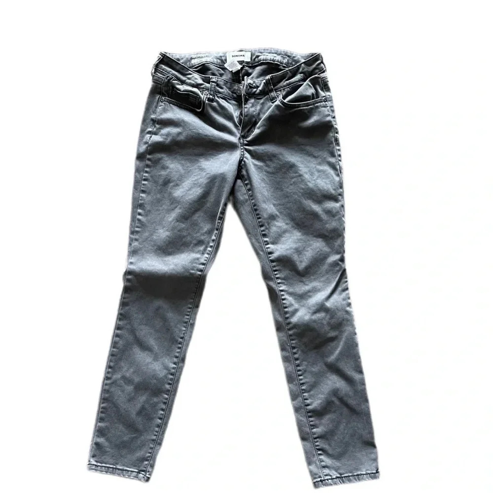Sonoma Goods for Life Gray Skinny Jeans Women’s 6S